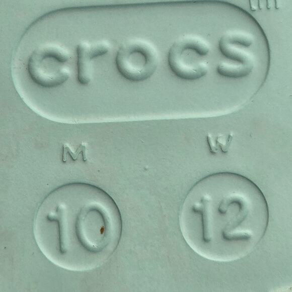 Crocs Limited Disney Parks Arendelle Aqua Glitter Mickey Mouse, Size W12/M10 - Picture 6 of 6